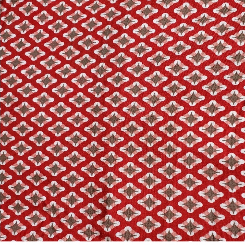 Boden size 4 Red Geometric Wrap Dress - Picture 8 of 13